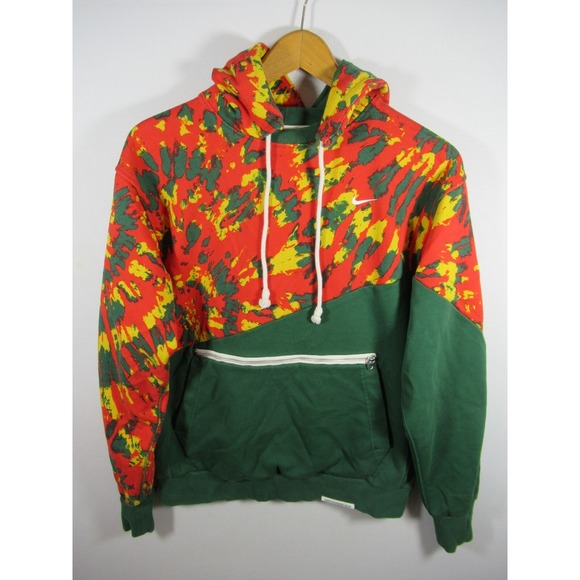 Nike Other - Nike Standard Issue Throwback Hoodie Men Small Green Pullover Sweatshirt ck6368